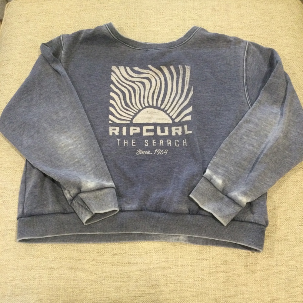 Rip curl crew neck sweatshirt-women’s size large